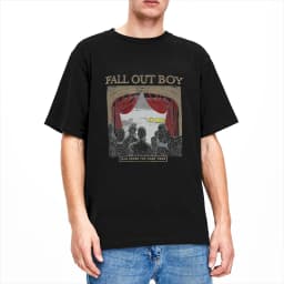 Fall Out Boy 20 Years of T Shirt Summer Trending T-Shirts Pure Cotton O Neck Oversized Top Tees Short-Sleeve Vintage Tops
