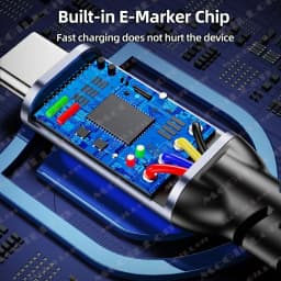 8K USB 4 Thunderbolt 4/3 Cable 40Gbps Type C TO USB-C Cable PD240W Type-c Fast Charging Cable for Macbook iPad to Monitor Laptop