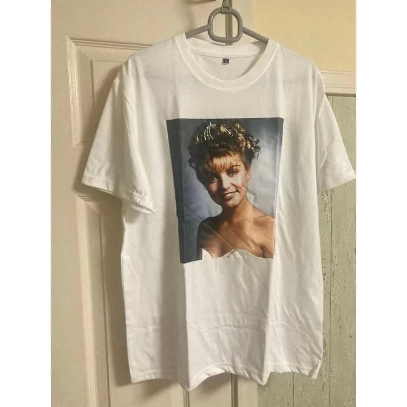 Laura Palmer White T-shirt From Shuangfeng Town, Retro Street T-shirt, Summer New Style, Men's and Women's Casual Cotton T-shirt
