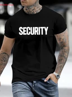 Men's Fashion High Street Printed Short Sleeve Tee Summer Casual Quick Dry Breathable Jersey Sportswear Tops