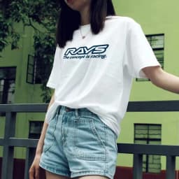 Unisex RAYS T-Shirt JDM Wheel Printed Quick Drying Short Sleeve Couple Matching Streetwear Fit T-shirt Men's Clothing