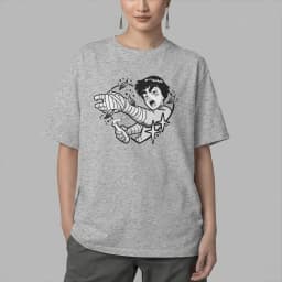 Men's T-Shirt Rock Lee Naruto Cool Cotton Tees Short Sleeve Manga Anime T Shirt Crew Neck Clothing Printed