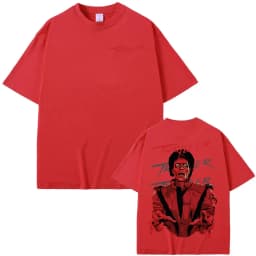King of Pop Michael Jackson Thriller Graphic T Shirt Men Women Harajuku Vintage Style T-shirts High Quality 100% Cotton T Shirts