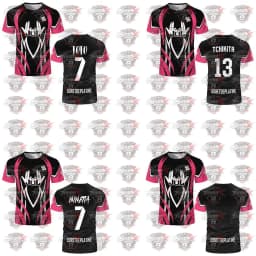 2026 New Jul T-shirts Ninetta Toto Pink Breathable Training Dp Football Jerseys Summer Fashion Casual Sports French Rapper Tees