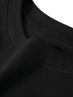 Casual summer clothing, featuring oversized black T-shirts, inspired by the Big Muff Electro Harmonix guitar effects pedals
