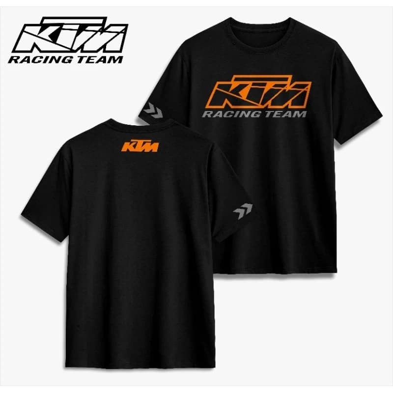 2026 Men's 100% Cotton KTM Racing Motocross T-Shirt, Summer Casual Streetwear
