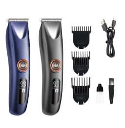 Cordless Hair Clippers for Men Trimmers Set for Barber With LED Display Professional Slick Hair Cut Electric Vacuum Trimmer