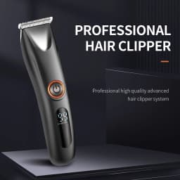 Cordless Hair Clippers for Men Trimmers Set for Barber With LED Display Professional Slick Hair Cut Electric Vacuum Trimmer