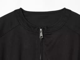 European and American style 2026 summer new women's round neck puffy hem short sleeved parka jacket