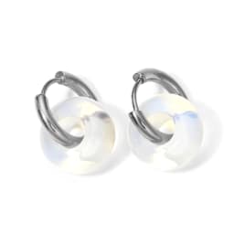 Natural Stone Earrings Pendant Women's Stainless Steel O-ring Earrings New Stone Earrings