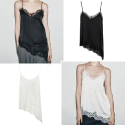 Chic Asymmetrical Lace Lace Patchwork Top Sexy Lace Sleeveless Camisole Tops Backless V Neck Backless Tops Summer Wear