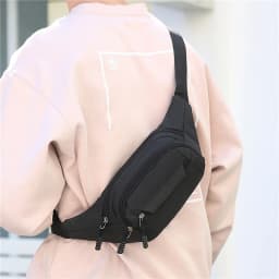Men Waist Bag Women's Travel Phone Bag Fanny Pack Banana Bag Hip Pockets Large Phone Belt Bag Pouch Outdoor Sport Waist Bag