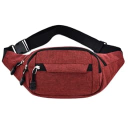 Men Waist Bag Women's Travel Phone Bag Fanny Pack Banana Bag Hip Pockets Large Phone Belt Bag Pouch Outdoor Sport Waist Bag