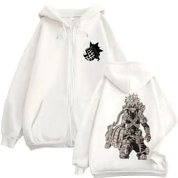 Anime My Hero Academia Katsuki Bakugo Zip Up Hoodies Men Women Fashion Harajuku Hoody Sweatshirt Fleece Loose Jackets Streetwear