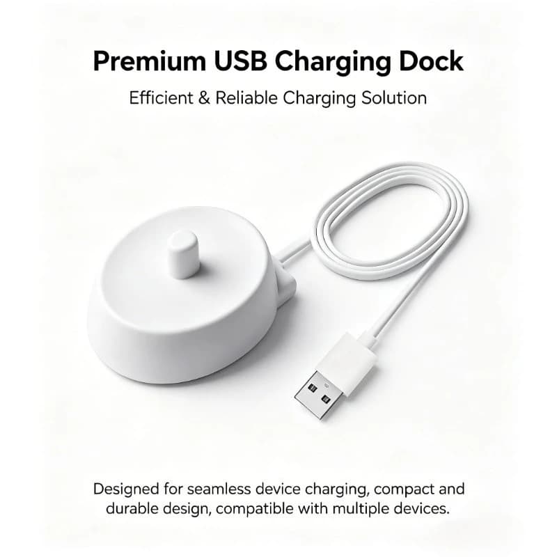 For Braun Oral B Portable Travel, More Safety Compatible with Most Oral B Toothbrush 1pc Electric Toothbrush Replacement Charger