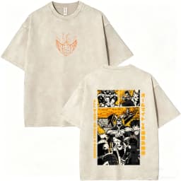Washed Vintage Anime My Hero Academia Bakugou Katsuki Merch T Shirts Men Women Manga Casual Retro T-shirts Cosplay Streetwear