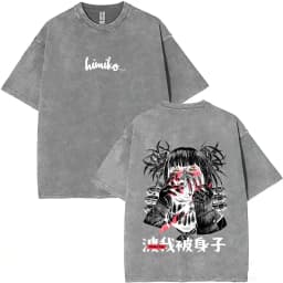 Washed Vintage Anime My Hero Academia Bakugou Katsuki Merch T Shirts Men Women Manga Casual Retro T-shirts Cosplay Streetwear