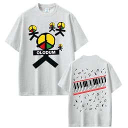 King of Pop Michael Jackson OLODUM Same Style T-shirt Men's Clothing Fashion Hip Hop Classic T-shirts Summer Tops Cotton T Shirt