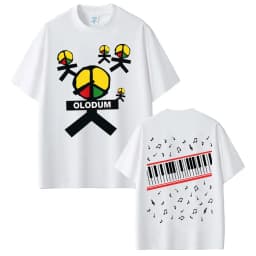 King of Pop Michael Jackson OLODUM Same Style T-shirt Men's Clothing Fashion Hip Hop Classic T-shirts Summer Tops Cotton T Shirt