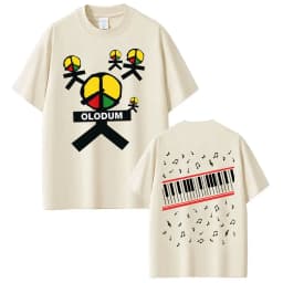 King of Pop Michael Jackson OLODUM Same Style T-shirt Men's Clothing Fashion Hip Hop Classic T-shirts Summer Tops Cotton T Shirt