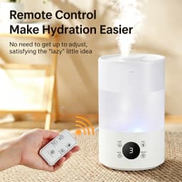 4L Large Capacity Air Humidifier with Remote Control Timer Plant Mist Aroma Diffuser for Home And Office Humidifier