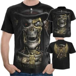 Funny Pirate Graphic T Shirts for Men Women Cosplay Short Sleeve Summer Breathable Crew Neck T-shirt Daily Street Unisex Tops