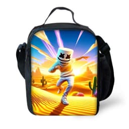 Hot Game FortniteS Child Insulated Large Capacity Bag for Boy and Girl Student Outdoor Picnic Resuable Thermal Cooler Lunch Box