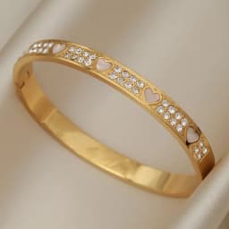 Stainless Steel Metal Crystal Star Flower Bangles&bracelets for Women Fashion Brand Jewelry Oil Eye Bangles Accessories