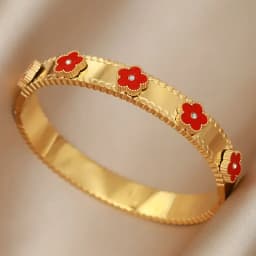 Stainless Steel Metal Crystal Star Flower Bangles&bracelets for Women Fashion Brand Jewelry Oil Eye Bangles Accessories