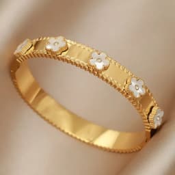 Stainless Steel Metal Crystal Star Flower Bangles&bracelets for Women Fashion Brand Jewelry Oil Eye Bangles Accessories