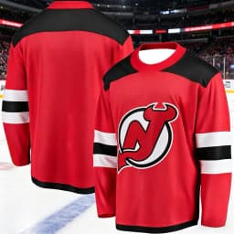 2026 New Jersey Men's New Ice Hockey Training Suit 3D Printed Devil Team Sports Quick-Drying Long-Sleeved Shirt Family