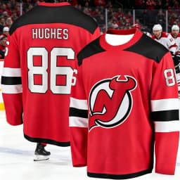 2026 New Jersey Men's New Ice Hockey Training Suit 3D Printed Devil Team Sports Quick-Drying Long-Sleeved Shirt Family