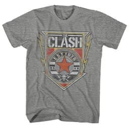 Streetwear Y2k The Clash Band T-shirt London Calling Guitarist's Guitar Case Rock Band Street Hip Hop Short-sleeved T-shirt