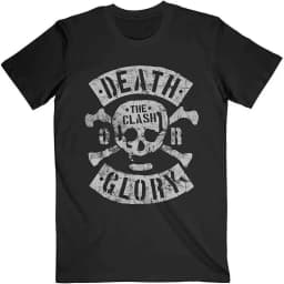 Streetwear Y2k The Clash Band T-shirt London Calling Guitarist's Guitar Case Rock Band Street Hip Hop Short-sleeved T-shirt