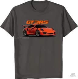 Classic Car Retro Vintage T-Shirt Gt3 Rs Silhouette Summer  Men Casual Fashion Tees Streetwear Top
