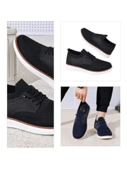 Spring and Autumn New Men's Breathable Casual Shoes Mesh Sports Shoes Soft Soles Comfortable Lightweight Smooth Men's Shoes