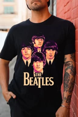 2026 The Beatles Band T Shirt Mens Womens Cotton Tees Ummer Casual Short Sleeve Round Neck Clothing Loose Tops Trend