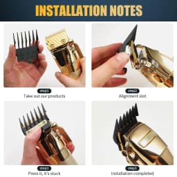 8PACK Premium Clipper Guards for Babyliss Clippers Barberology FX825, FX870, FX880, FX673 Replacement guide combs