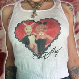 Dolly Parton Vintage Inspired Tank Top 20 Inch Vest Emo Girls Aesthetic Letter Print Grunge Goth Camisole Top Female Clothing