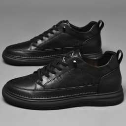 Spring Autumn Men's Inner Heightening Shoes Leather Sports Casual Shoes Invisible Height Increasing Shoes Men Sport Elevator 8CM