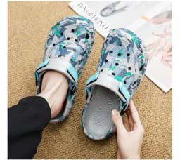 Men's Clogs EVA Slippers Sandal Men Garden Shoes Flat Camouflage Home Slippers Male Sneaker Outdoor Flip Flops Home Clogs Slides