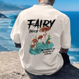 Vibrant Los Angeles Surf Tee with Sunshine and Beach Graphic Print 100% Cotton Men's T-shirt for Summer Vibes