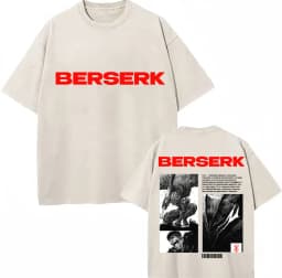 Washed Anime Berserk Guts Classic T-Shirts Manga Gatsu Griffith Zodd Trend T-shirt Men Women Oversized Cotton Casual Tee Shirt