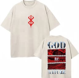 Washed Anime Berserk Guts Classic T-Shirts Manga Gatsu Griffith Zodd Trend T-shirt Men Women Oversized Cotton Casual Tee Shirt