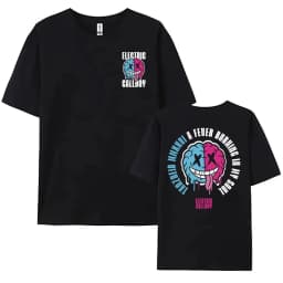 Smile Soul Brain Shirt Rock Band ELECTRIC CALLBOY T-shirt Summer Cotton Short Sleeve Female Tshirts Casual Unisex Streetwear Tee