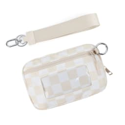 DOYOGI Wristlet Wallets for Women Nylon Quilted Wallet with 3 Zippers, Travel Credit Card Holder Cell Phone Organizer, Coin Purs