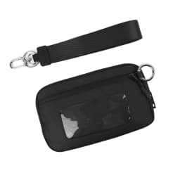 DOYOGI Wristlet Wallets for Women Nylon Quilted Wallet with 3 Zippers, Travel Credit Card Holder Cell Phone Organizer, Coin Purs