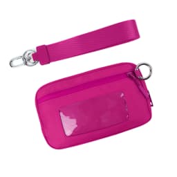 DOYOGI Wristlet Wallets for Women Nylon Quilted Wallet with 3 Zippers, Travel Credit Card Holder Cell Phone Organizer, Coin Purs