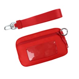 DOYOGI Wristlet Wallets for Women Nylon Quilted Wallet with 3 Zippers, Travel Credit Card Holder Cell Phone Organizer, Coin Purs