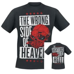 The Righteous Side of Hell Five Finger Death Punch T-Shirt Men Women Rock Band Graphic Tee Cotton Summer Streetwear Top